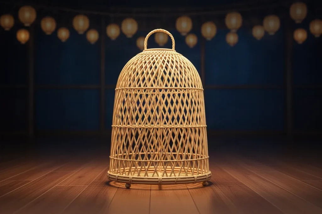 Ảnh minh hoạ lồng tre đan cho mục hỏi đáp đá gà BJ88
